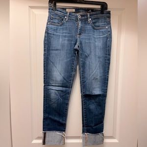 AG cuffed cropped jeans 26